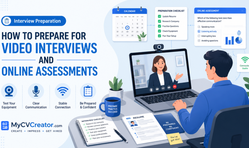 How to Prepare for Video Interviews and Online Assessments