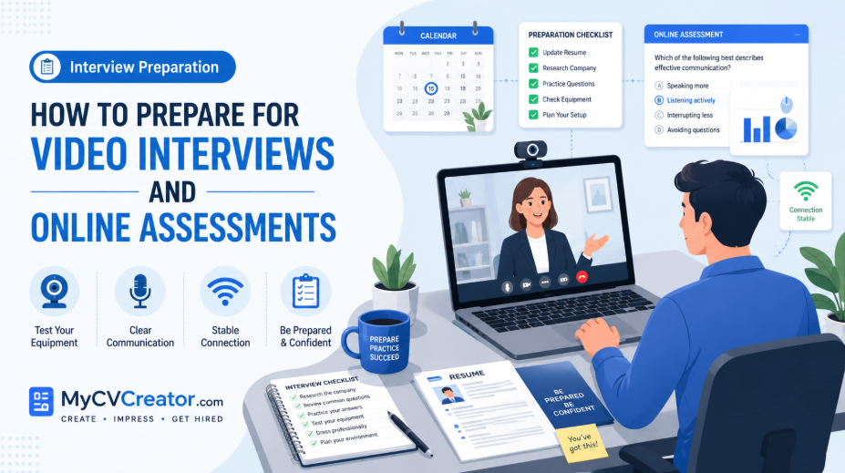 How to Prepare for Video Interviews and Online Assessments